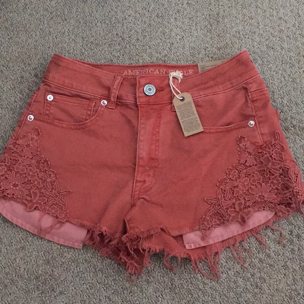 NWT American Eagle hi-rise festival shorts